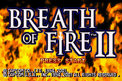 Breath Of Fire II screenshot 3 for GameBoy Advance